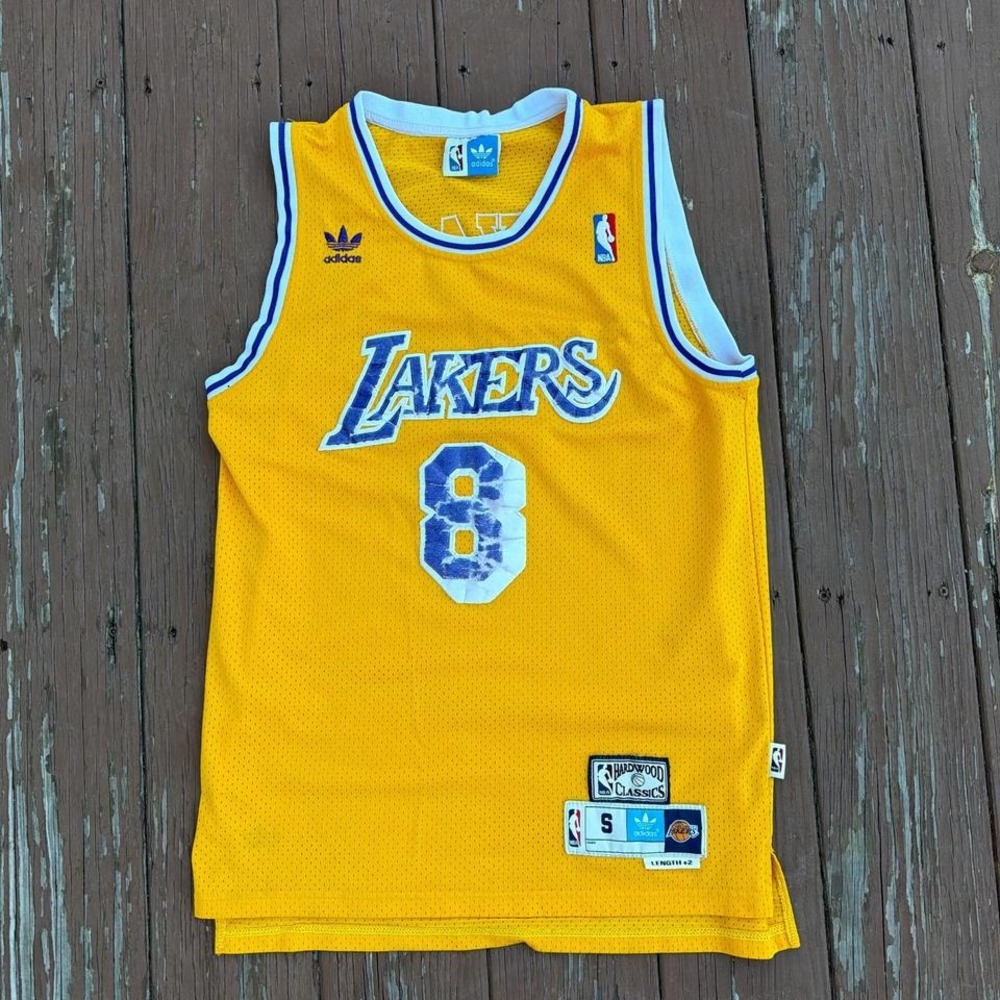 Hardwood Classics Adidas Kobe Bryant Lakers Jersey